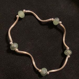 Bracelets  silver / blue / orange